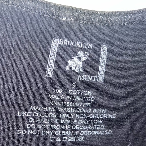 Brooklyn Mint Biggie Smalls Tank Top Smoking Artsy Cotton Colorful Size Small - Picture 6 of 6